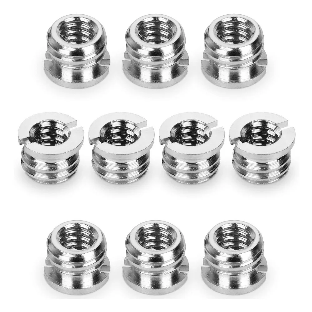 Top Deals Camera 1/4in-20 to 3/8in-16 Reducer Bushing Convert Screw Adapter for Tripod Monopod Ballhead Stand and Video | Электроника