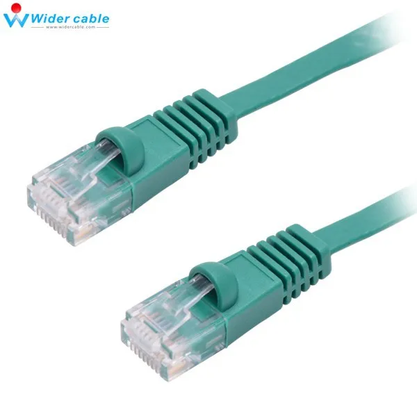 Snagless Green Flat Cable 1