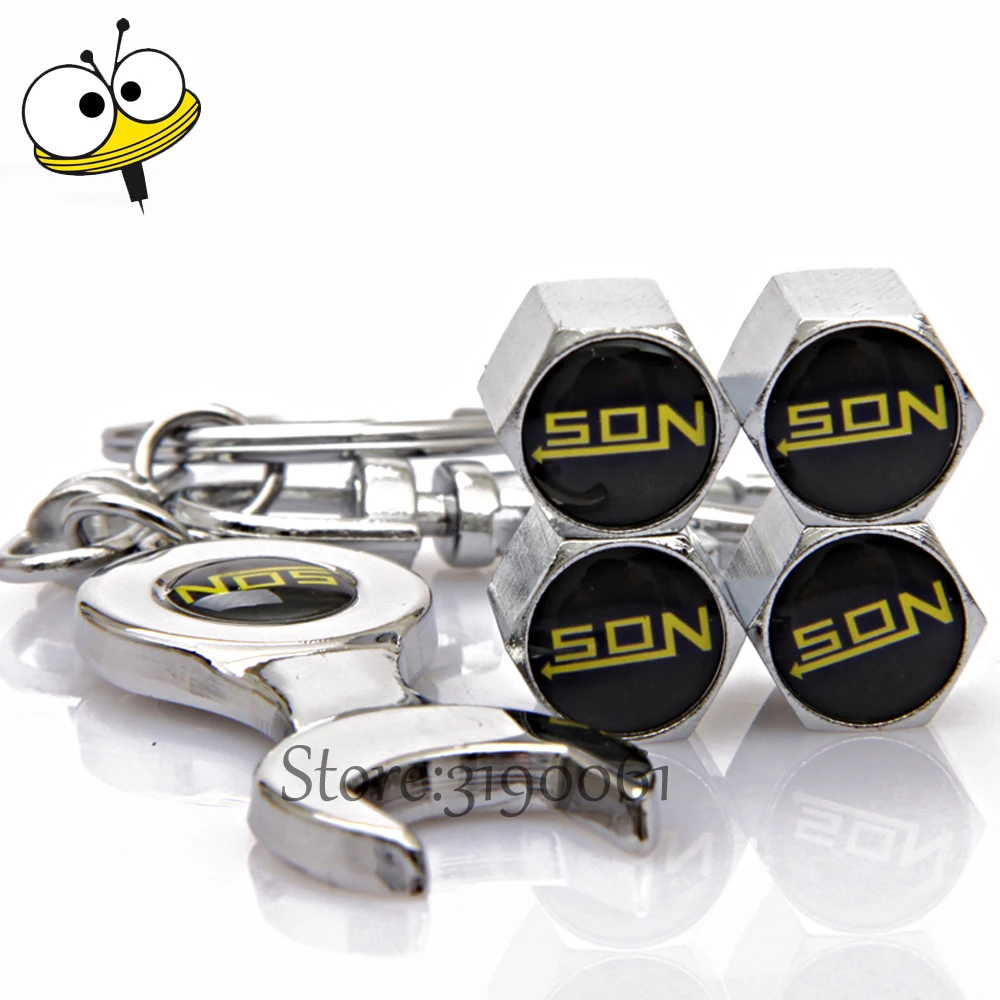 Buy Black Renault Wheel Tyre Tire Valve Air Dust Caps Covers + Wrench Keychain In SHANGHAI, CN, For US $4.88