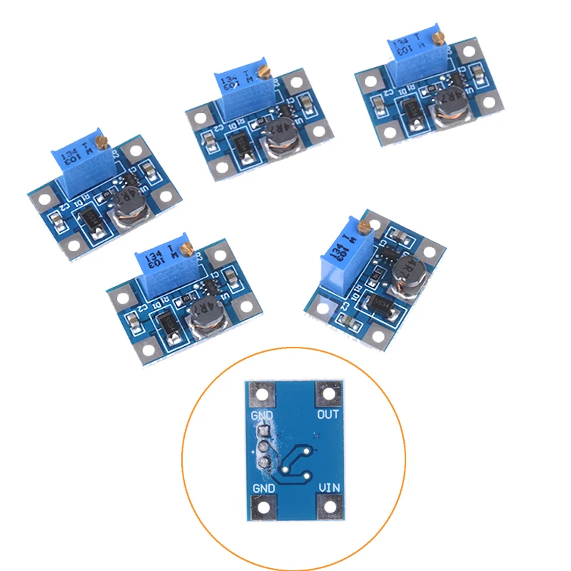 5 шт./лот повышающий Регулируемый силовой модуль инструмент Запчасти& аксессуары 2-24V постоянного тока до 2-28 в 2A DC-DC SX1308