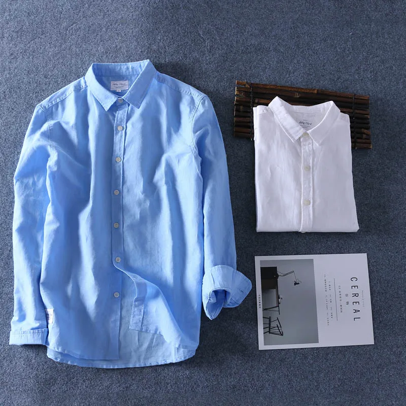 Schinteon Men's Spring Summer Cotton Linen Shirt - Slim Fit Square Collar, Comfortable Undershirt for Plus Size Men image 5