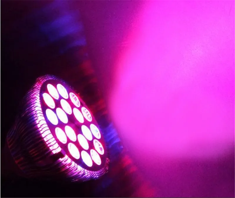 [Seven Neon]E27 54W AC85-265V 14Red:4Blue Led Grow Lights High Power for Flowering Plant and Hydroponics Plant Grow Lamp