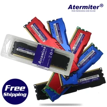 Atermiter RAM DDR3 2GB 4GB 8GB PC3 1866 1600 1333MHZ 1600MHZ 10600 12800 radiator PC pamięć RAM Memoria moduł komputer stacjonarny