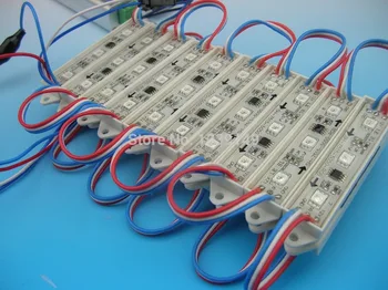 

promotion!!! 20pcs/string DC12V WS2811 LED full color pixel module,IP68,0.72W