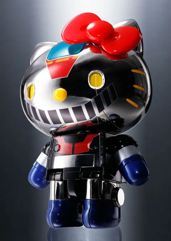 

Japan Anime "Hello Kitty" Original BANDAI Tamashii Nations Chogokin Action Figure - Hello Kitty (Mazinger Z Color)