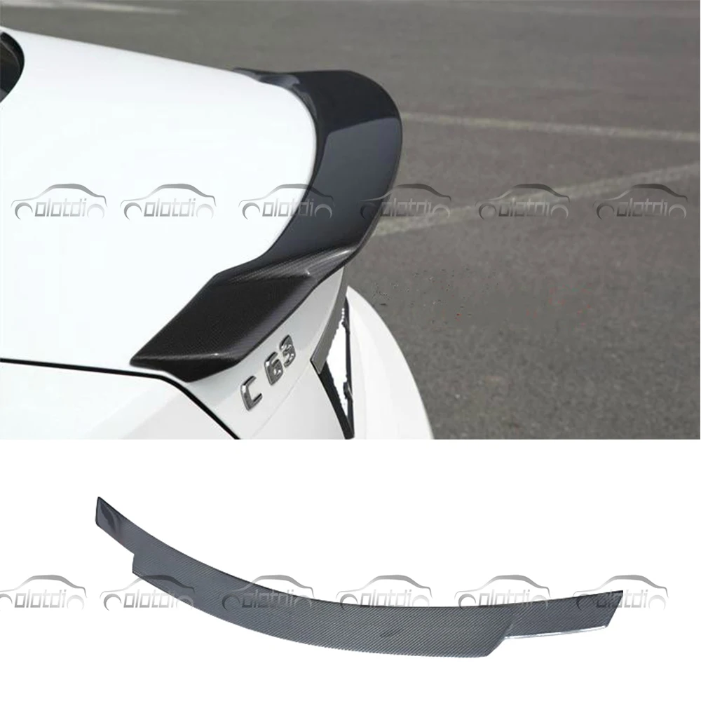 Alerón Trasero De Techo En Fibra De Carbono Para Mercedes C300, C43, C63 W205 (2015-2021)