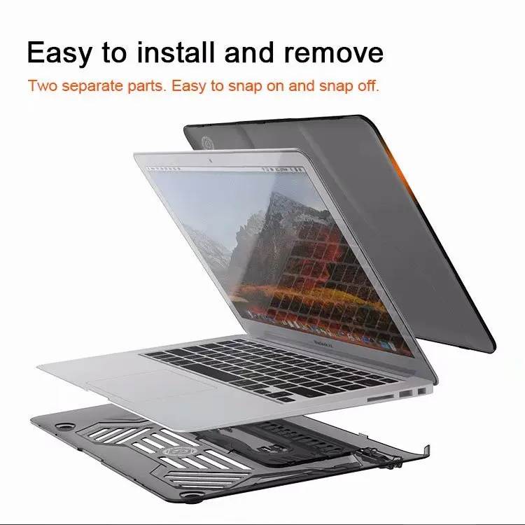 Матовый жесткий чехол для MacBook Air 13 ударопрочный Macbook air pro дюймов A1706/A1708/A1989 с
