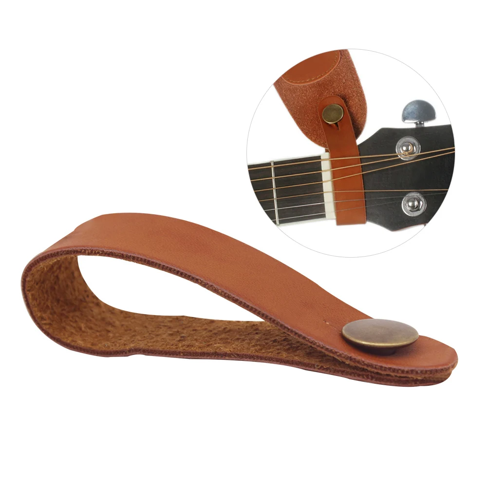 

Acoustic Guitar Neck Strap Button Headstock Adaptor Guitar Strap Synthetic Leather Guitar Accessories