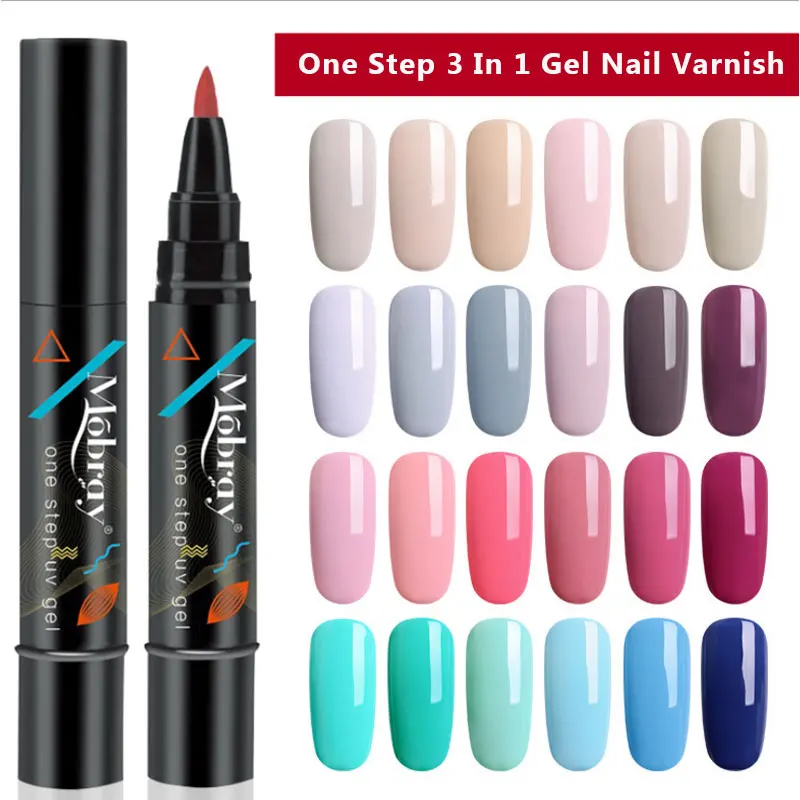 

Limegirl 3 In 1 Gel Nail Polish Pen Nail Art Tips UV Gel Varnish Hybrid One Step Sugar Nails Glue No Need Top Base Coat Primer