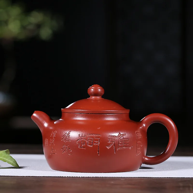 Вентилятор Quan ручной yixing деревянная коробка dahongpao Хан ветер горшок ежедневных условий чайник - Цвет: Прозрачный