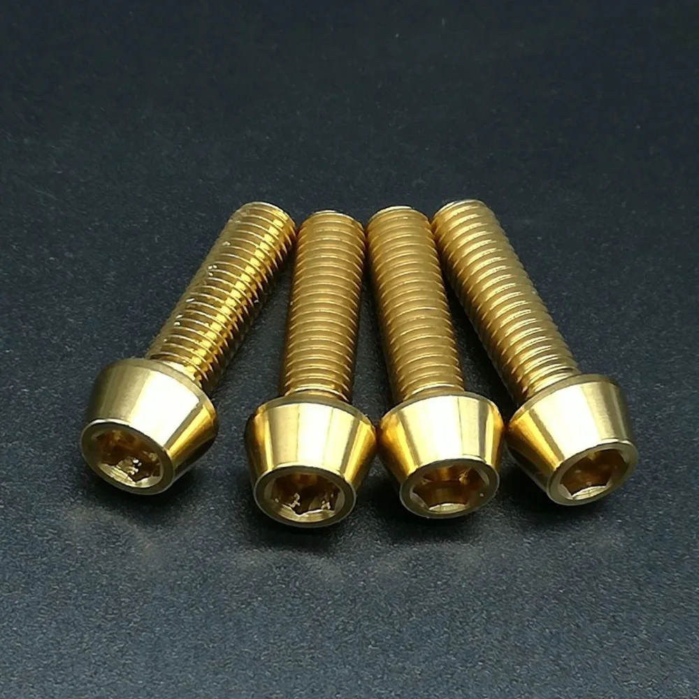 4 шт. титановые конические головки для болтов 5 х18 мм|ti bolt|bolt titapered bolts |