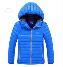High quality boy winter sport leisure hooded long coat coat children winter warm cotton coat 8