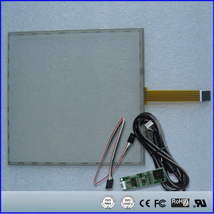 355x288mm 5Wire Resistive Touch Screen Panel USB Kit for 17.3'' inch Monitorin Tablet LCDs
