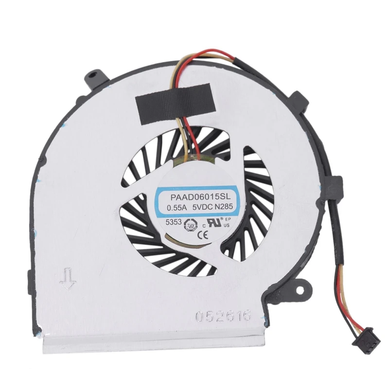 Вентилятор охлаждения процессора для Msi Ge62 Gl62 Ge72 Gl72 Gp62 Gp72 Pe60 Pe70 Series 3Pin 0.55A 5Vdc |