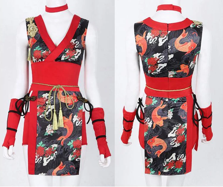 Японские традиционные кимоно женский халат Гейша одежда красный сексуальные кимоно косплей aodai винтажная одежда платье японский стиль