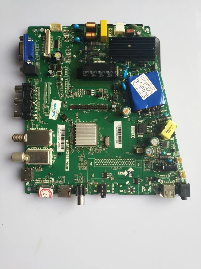 Для брендовой оригинальной материнская плата lcd tv TP. MS3463S.PB801/HV430FHB-N4A |