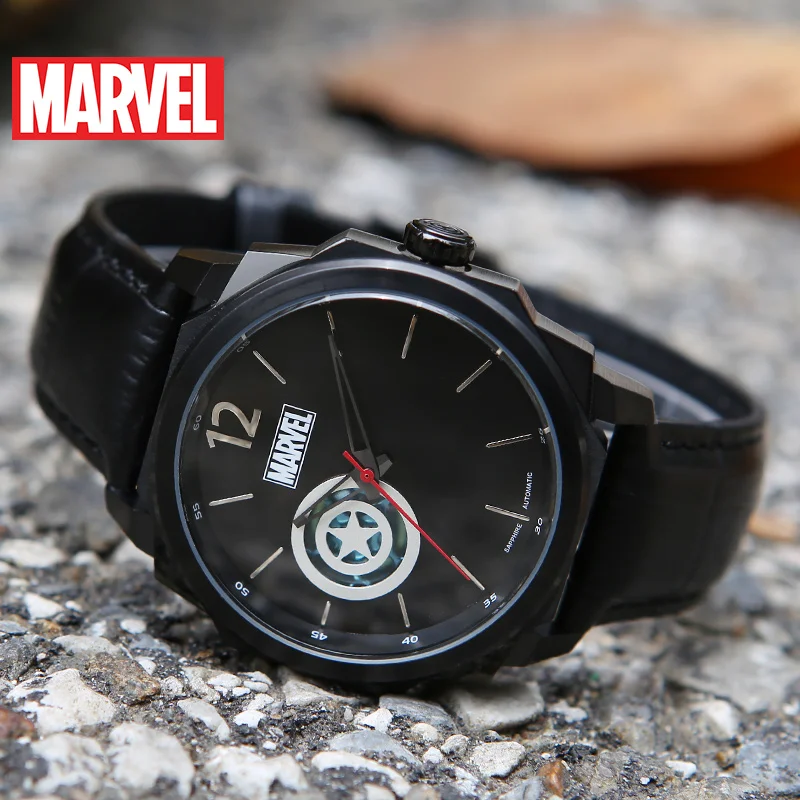Disney официальный оригинальный Marvel Капитан Америка автоматические часы