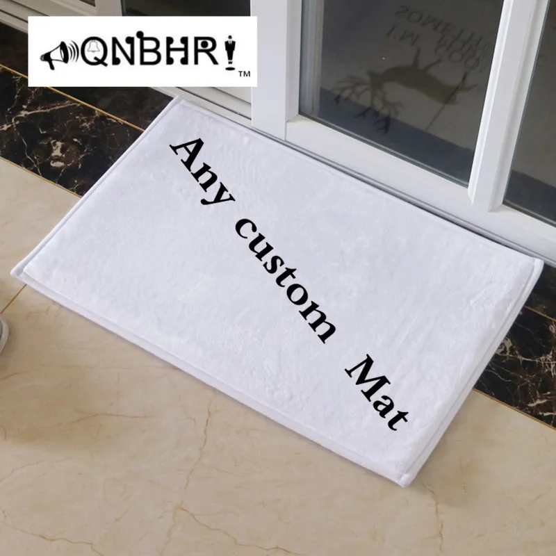 

Mats Anti Slip Floor Mat Customer customization floor mat Customized Printed Pattern Carpet Rug for Bathroom Door Living Room