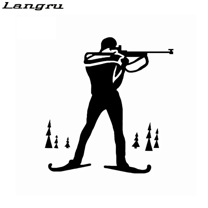Langru Biathlon Cross Country Лыжная гоночная винтовка спортивный Декор Автомобильная