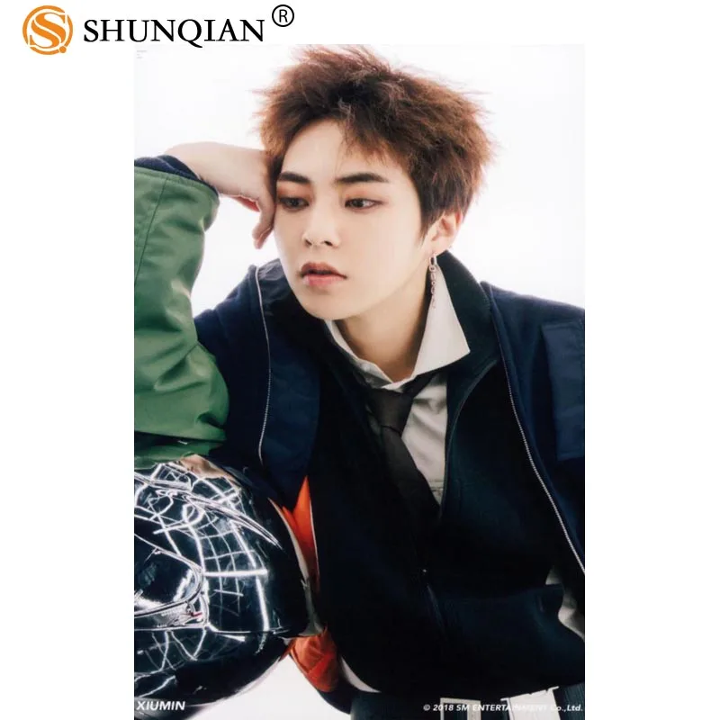 New Arrival KPOP EXO XIUMIN Custom Printing Satin Cloth Poster Fashion Home Art Deco Silk Poster 20x30cm, 27x40cm New Arrival KPOP EXO XIUMIN Custom Printing Satin Cloth Poster Fashion Home Art Deco Silk Poster 20x30cm, 27x40cm