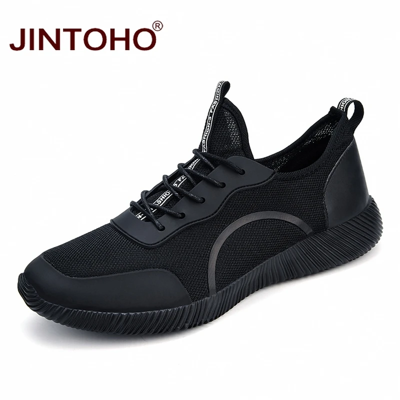 

JINTOHO Big Size Unisex Summer Fashion Casual Men Shoes Breathable Mesh Male Shoes Brand Men Sneakers Cheap Sneakers Shoes