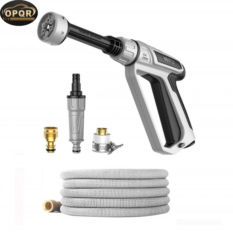 High Pressure Nozzles Washer Gun Expandable Magic Flexible Water Hose 6 Spray for Car Wash Garden and Home Cleaning | Автомобили и
