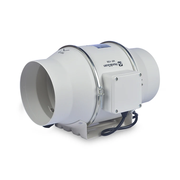 6" Turbo fan inline duct fan mixed flow ventilation fan 150mmin