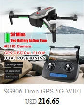 Дрон SG106 2,4 ГГц 4CH WiFi FPV оптический поток двойной 720P HD Вертолет камеры Квадрокоптер с автономным режимом селфи Дрон