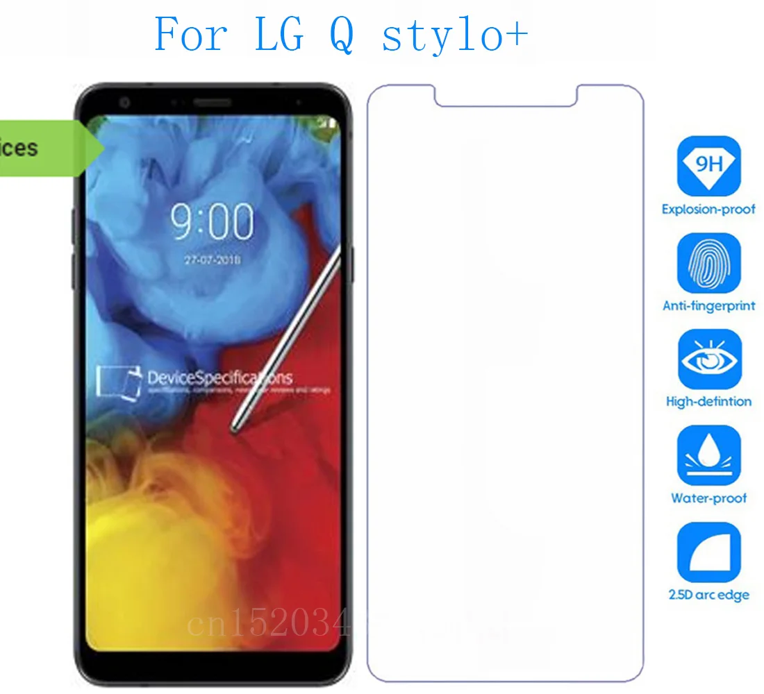 Vetro Temperato Per Lg Q Stylo + Protezione Dello Schermo Del Telefono Pellicola Di Protezione Della Copertura Dello Schermo Per Lg Q Stylo +