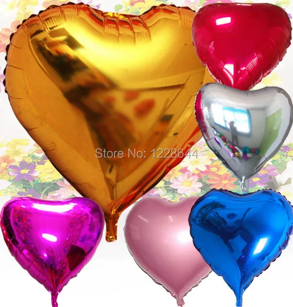DH_ 32inch heart foil balloons -1