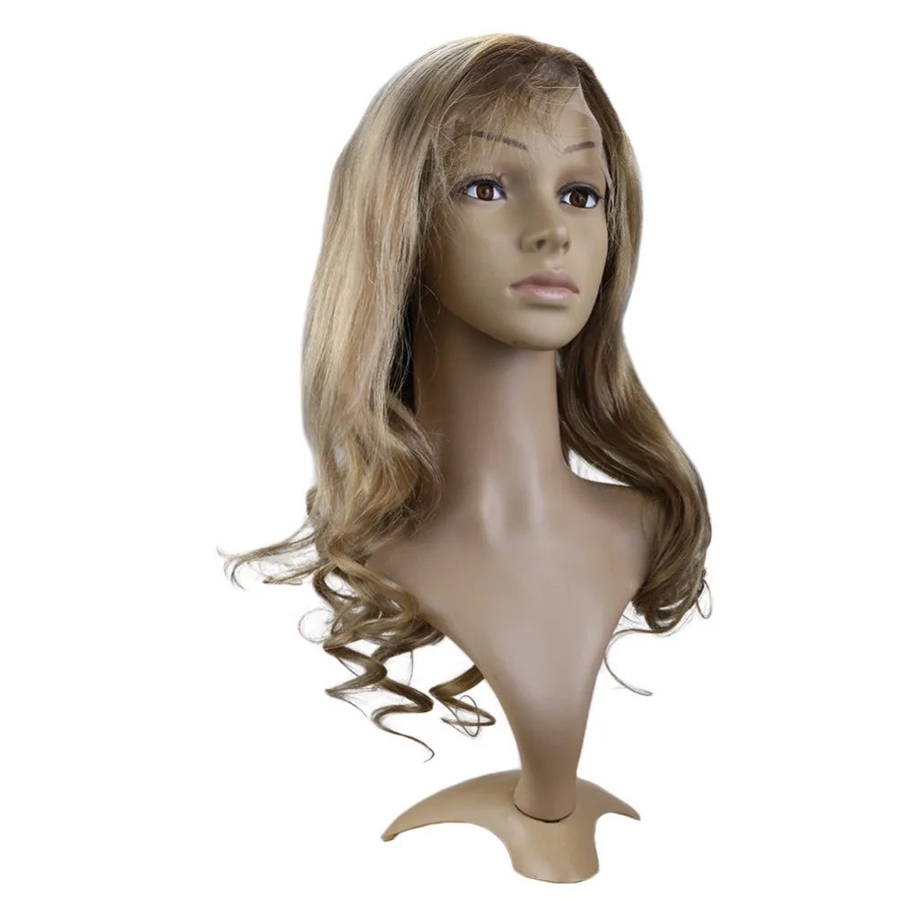 “ Cheia do Laço com o Cabelo Perucas Brilho Completa Cabelo Humano