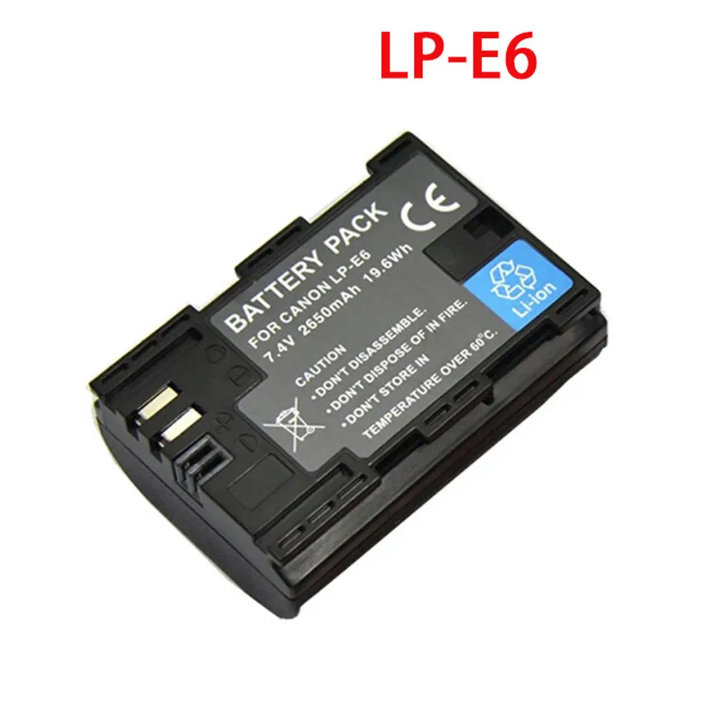 

Digital camera battery for Canon LP-E6 5D2 70D E6N LP-E17 M3 EOS 750D 760D LP-E10 LP-E12 LP-E8 1100D KISS X50 Free shipping