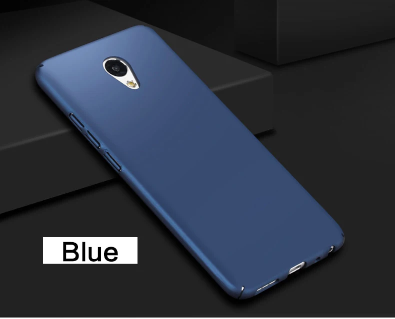 Blue Капа для Meizu M5 чехол для Meizu M5 чехол для Note Матовый Жесткий casethin роскошный чехол на M5 Примечание чехол для Meizu M5 полное покрытие - Цвет: Blue
