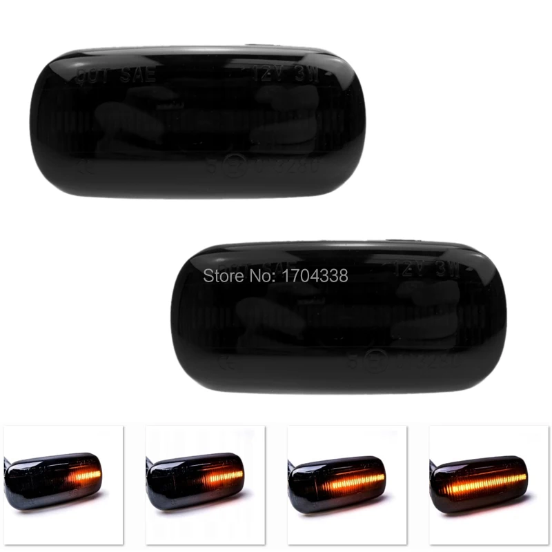 

2pcs Led Dynamic Side Marker Turn Signal Light Sequential Blinker Light For Audi A3 S3 8P A4 S4 RS4 B6 B7 B8 A6 S6 RS6 C5 C7