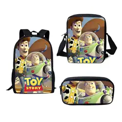 Рюкзак 3D мультфильм Вуди Toy Story рюкзак детей школьные сумки Подросток школьный Симпатичные плеча большая книга сумка Mochila