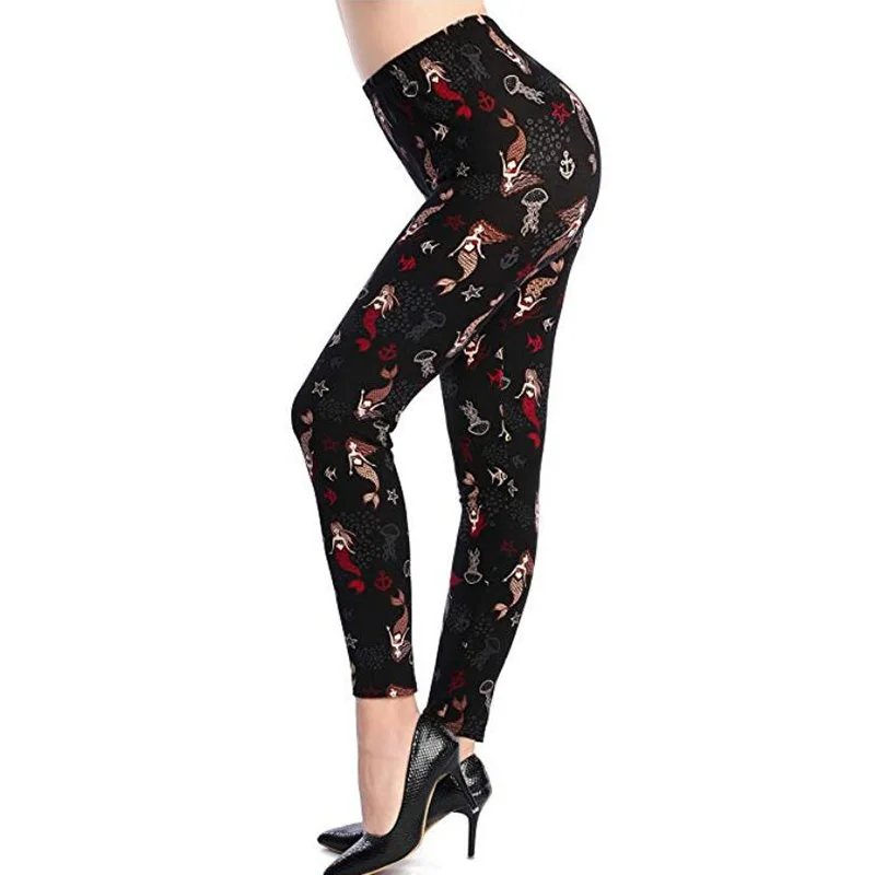 CHSDCSI Fashion Jeggings For Women Printing Leggings Push Up Pants Flower Printed High Waist Legging Sexy Gym Fitness Leggin