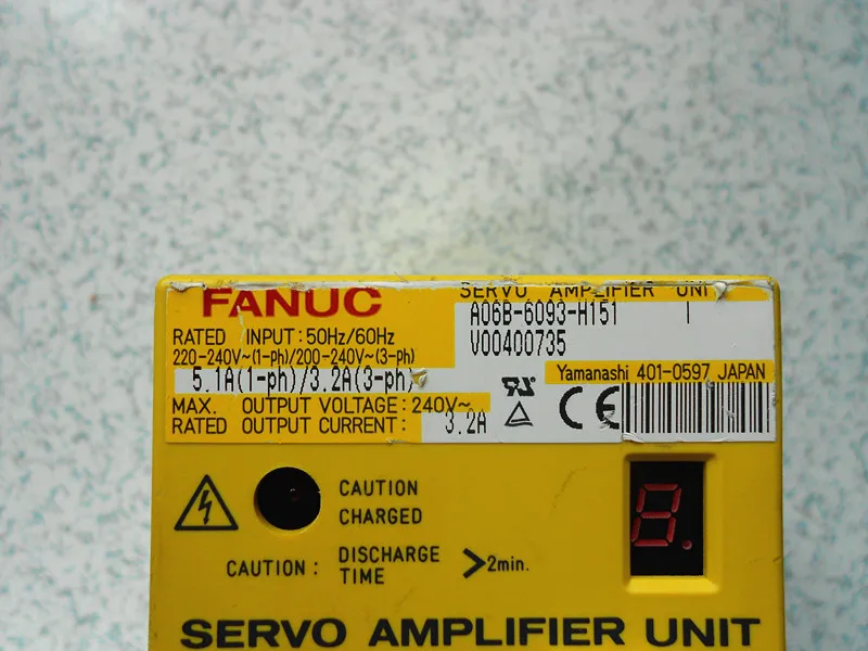Усилитель сервопривода Fanuc A06B-6093-H151 сервопривод Усилитель сервопривода Fanuc A06B-6093-H151 сервопривод