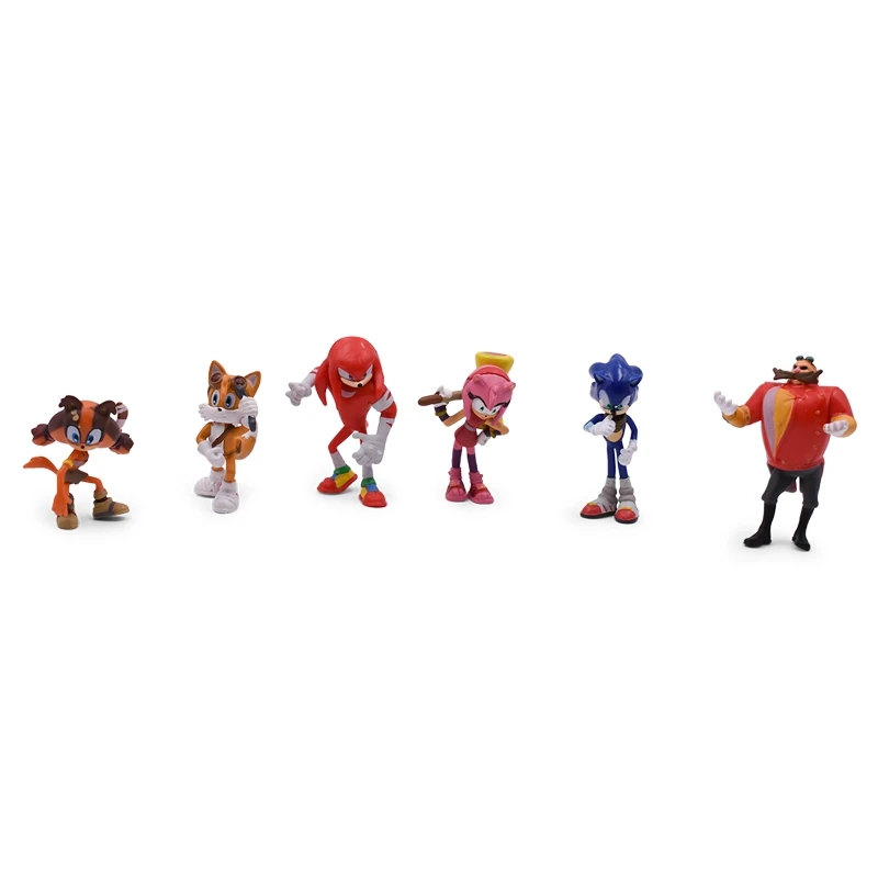 Игрушечные фигурки персонажей из аниме Sonic 6 шт./компл. стрела 4 го поколения