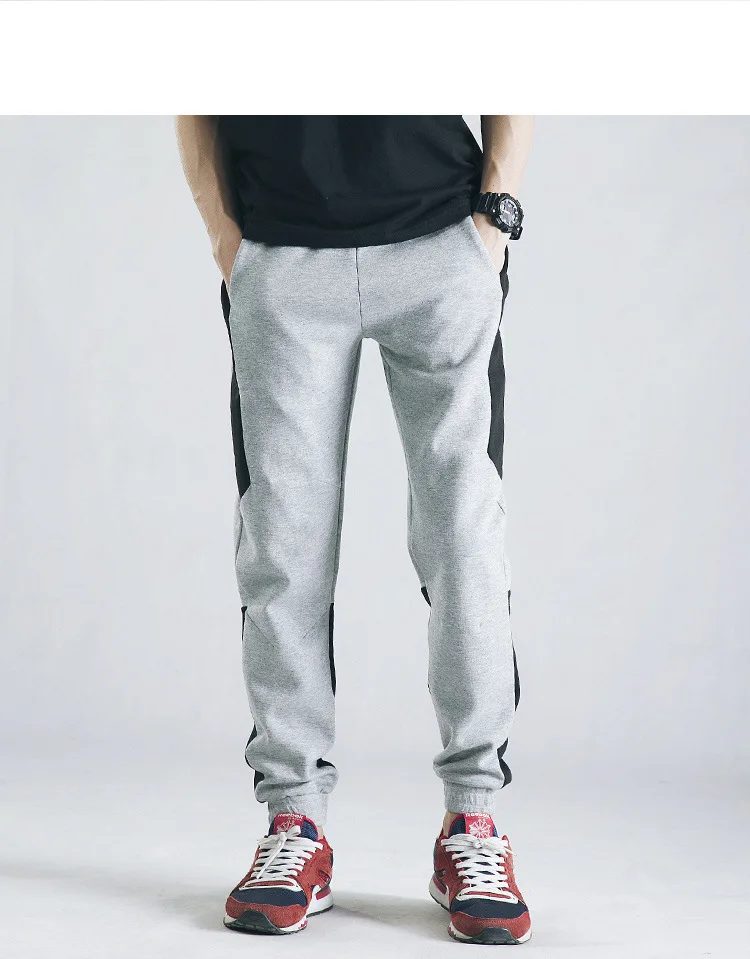H. A. Sueno 2018 оптовая цена свободный крой мужские спортивные брюки high street мужские брюки оверсайз длинные брюки для мужчин/6