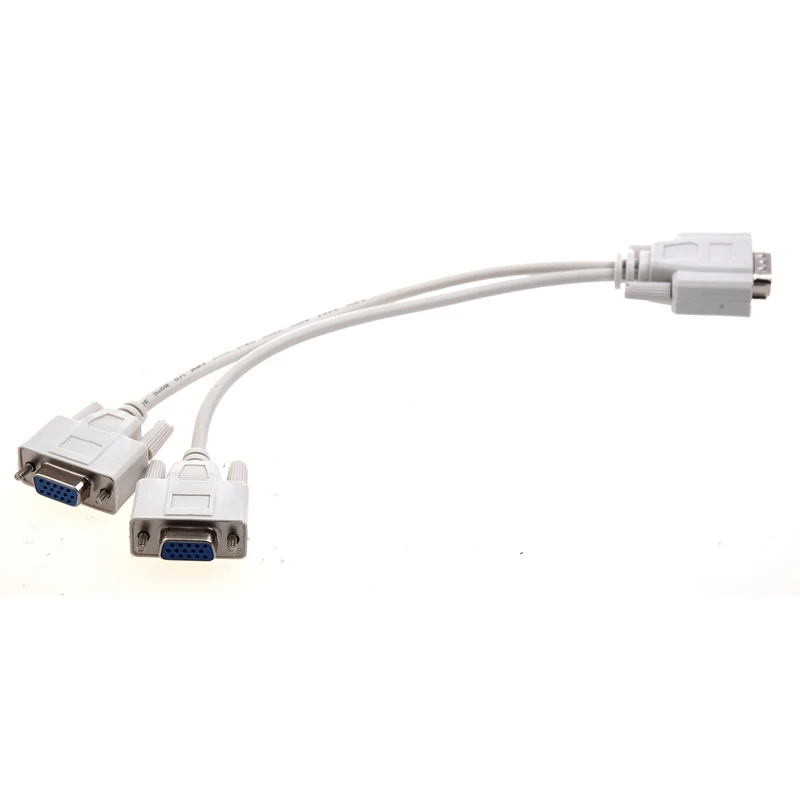 Новый сплиттер кабель 1 шт. в 2 монитора для видео VGA|Кабели USB| |