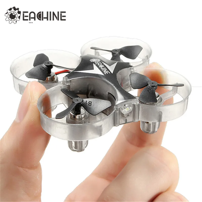 Eachine E012 Мини 2,4G 4CH 6 осевой Безголовый светодиодный светильник Радиоуправляемый Дрон Квадрокоптер вертолет режим 2 модели игрушек подарок RTF