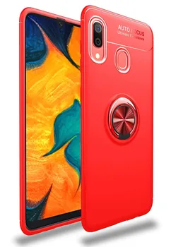 

Stand case Silicone with Ring for Samsung Galaxy A40 Red