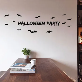 

Bats party Lovely animal live in your home DIY wall home decor Jungle Forest theme wall sticker for kids room