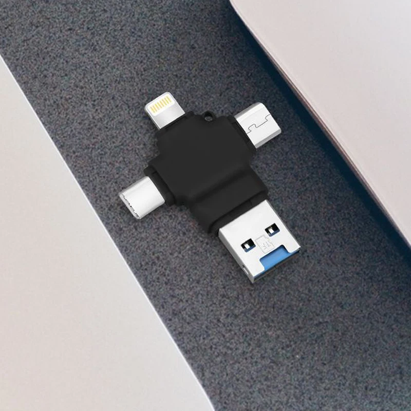 Мульти в 1 TF карта Micro SD кардридер для Apple Type C OTG Мобильный телефон Android Lightning