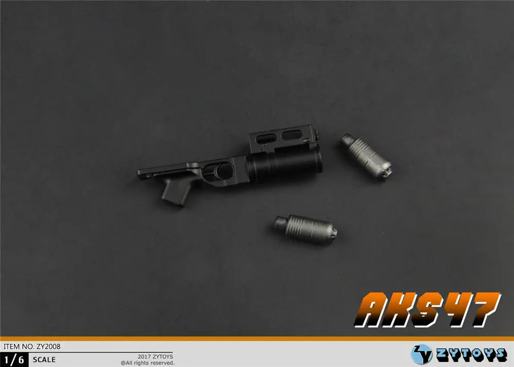 1:6 масштаб оружие пистолет Модель AKS47 складной подходит для 1" Экшн фигурки аксессуары