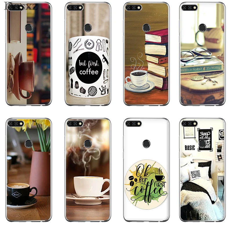 

Phone Case Cover Ok But First Coffee Book For Honor Note 6A 6C 7A Pro 7C 7X 8X 9 10 Lite Play
