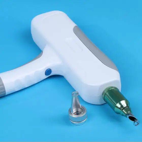 New design q-switched ND YAG laser tattoo removal machine handle for sale laser parts free shipping