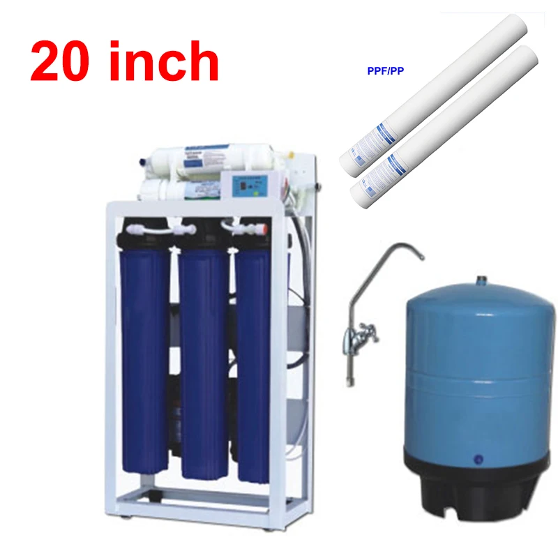 2 Pcs 20 INCH 1 MICRON PPF/SEDIMENT WATER FILTER CARTRIDGE Water Purifier Front Filter Cartridge Aquarium FOR REVERSE OSMOSIS