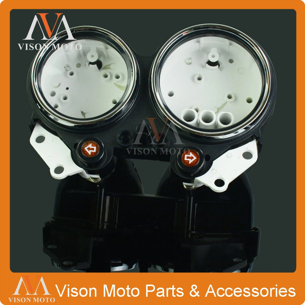 Speed Meter Clock Instrument Case Gauges Odometer Tachometer Housing Box Cover For HONDA X4 1300 97