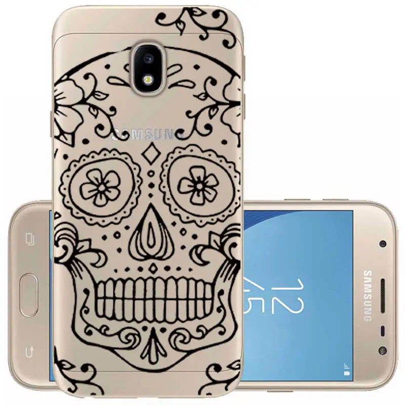 Arvin Soft TPU FOR Samsung Galaxy J7 2017 Smart Back Protective Phone Cover FOR Samsung J330 J4 J5 Clear Painted case FOR J6 J8 (19)